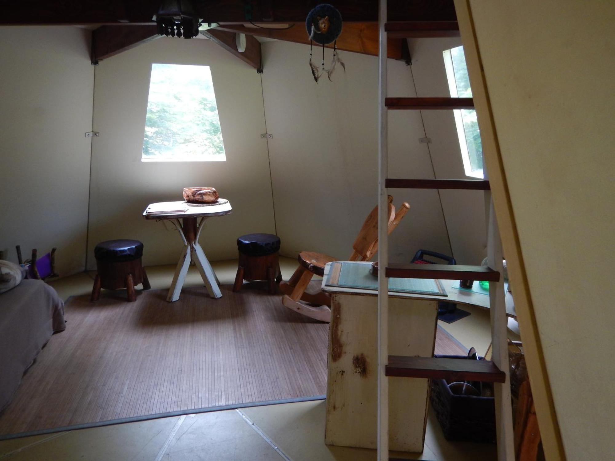 Вилла Aux Tipis De La Riviere Sauvage Saint Romain Экстерьер фото