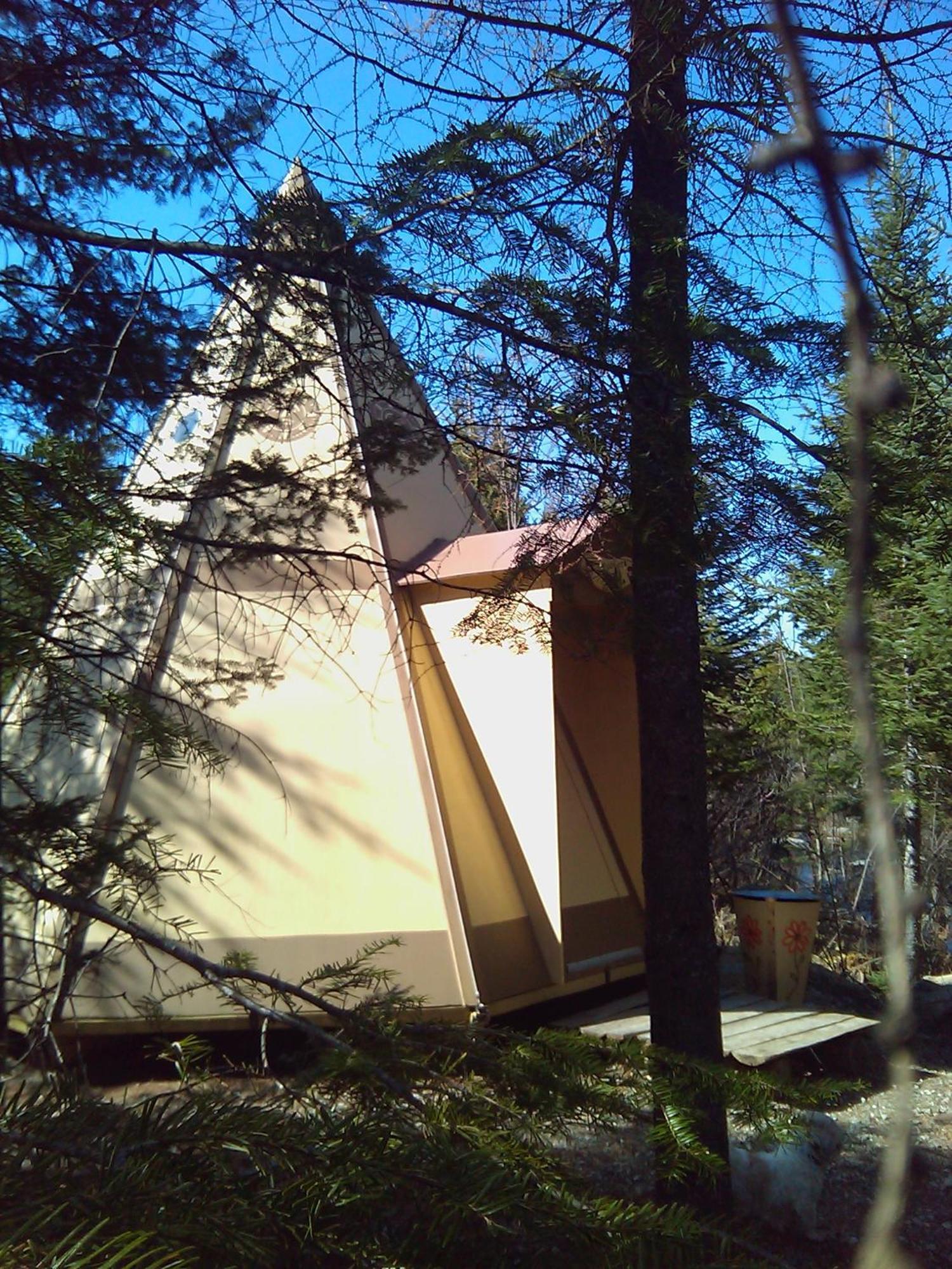 Вилла Aux Tipis De La Riviere Sauvage Saint Romain Экстерьер фото