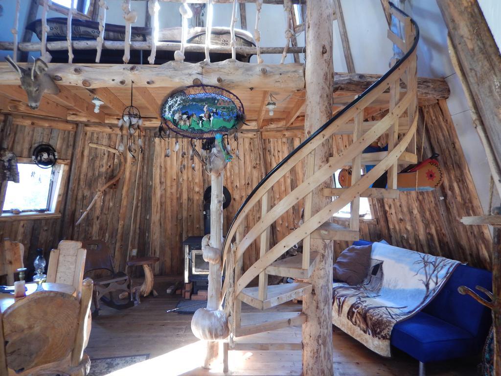 Вилла Aux Tipis De La Riviere Sauvage Saint Romain Экстерьер фото